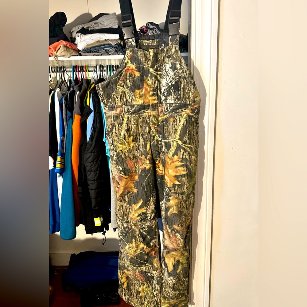 Liberty camouflage Bib Overalls - Y XL